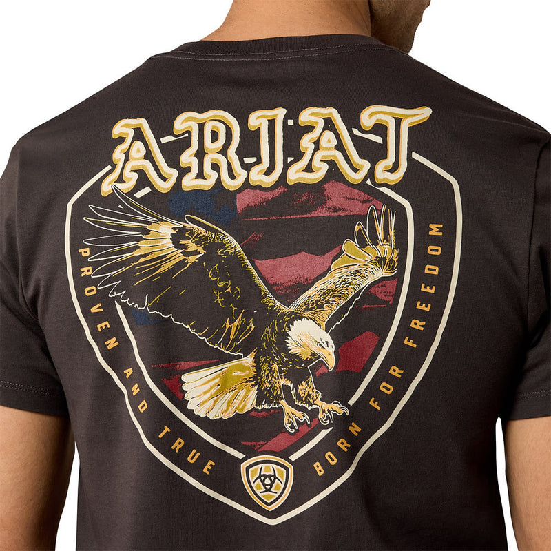 Ariat Men's American Talon Vintage Black Tee Shirt