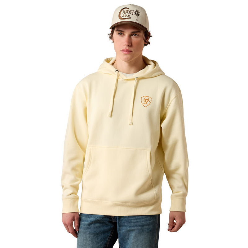 Ariat Men's Vanilla Custard Ropers Delight Hoodie