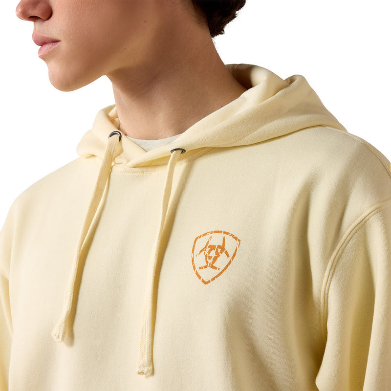 Ariat Men's Vanilla Custard Ropers Delight Hoodie