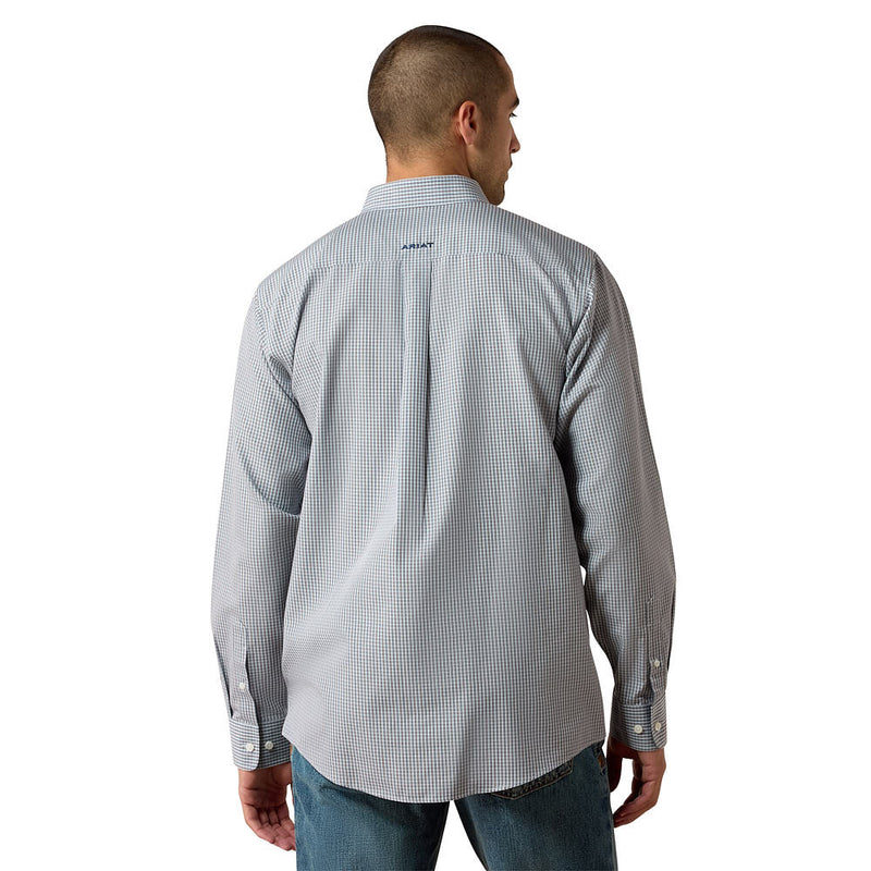 Ariat Men's Sampson Skyway Plaid Wrinkle Free Shirt