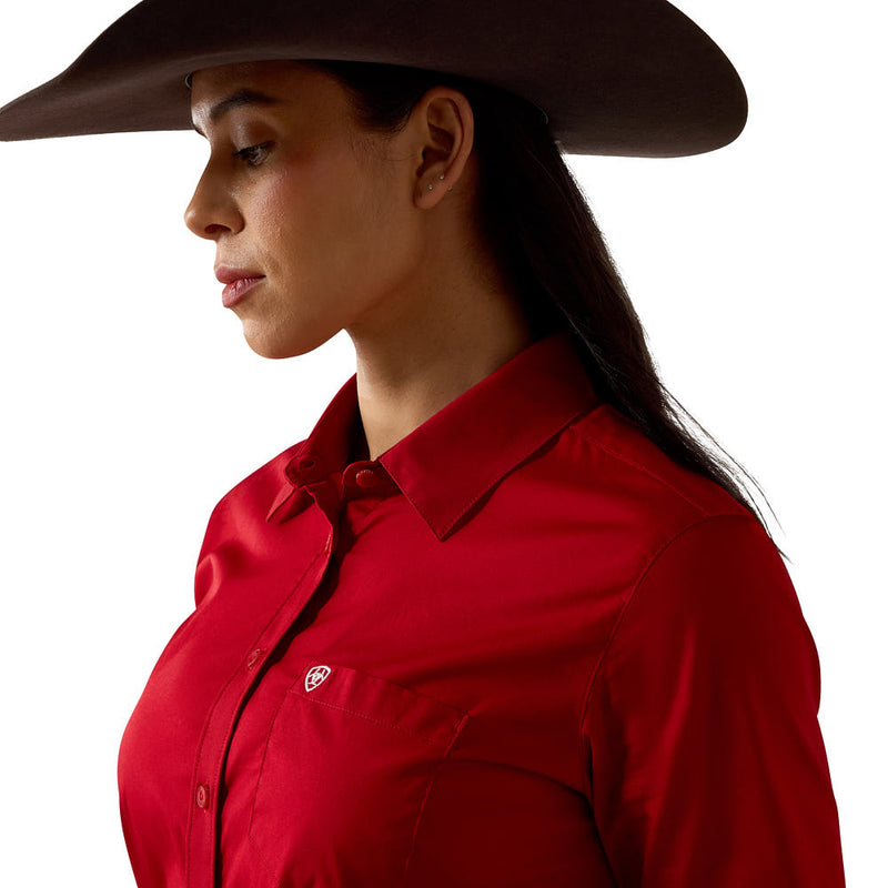 Ariat Women's Savvy Red Kirby Shirt