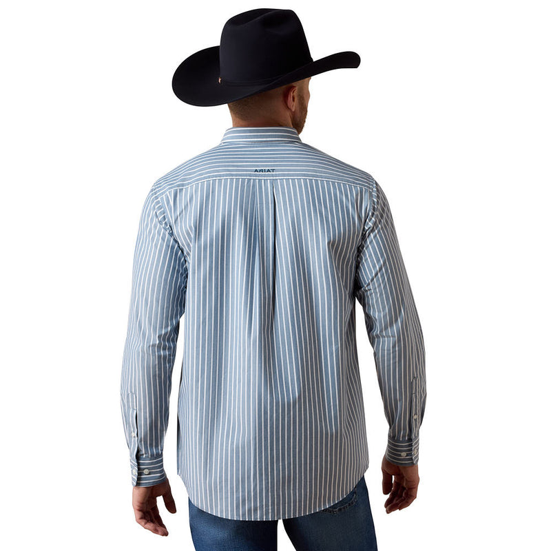Ariat Men's Teal Stripe Pro Series Delaney Shirt