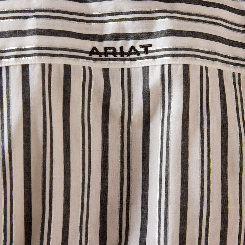Ariat Women's Black & White Stripe Kirby Shirt