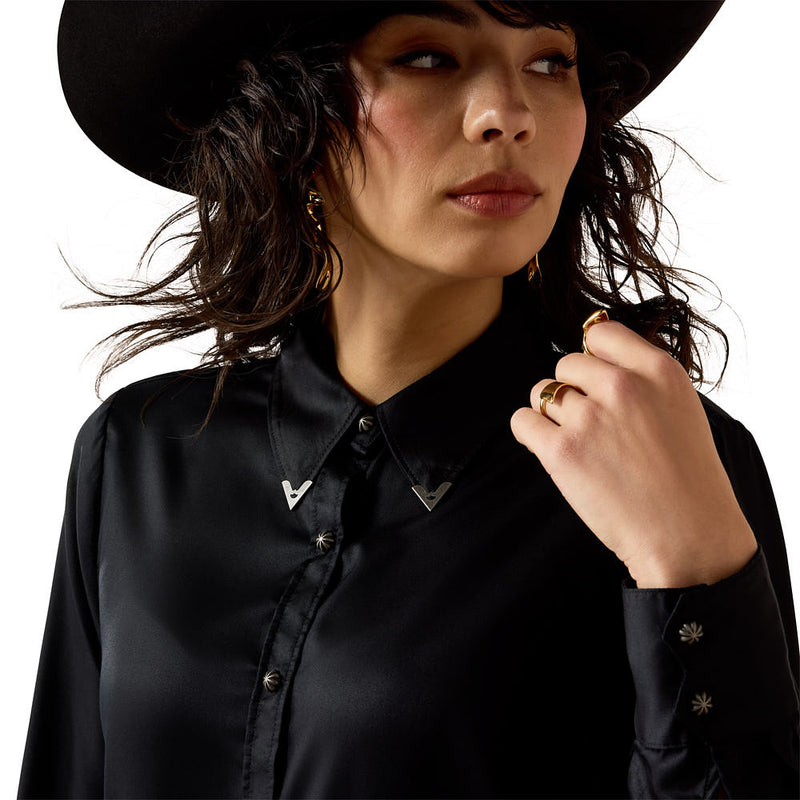 Ariat Women's Black Mira Long Sleeve Shirt