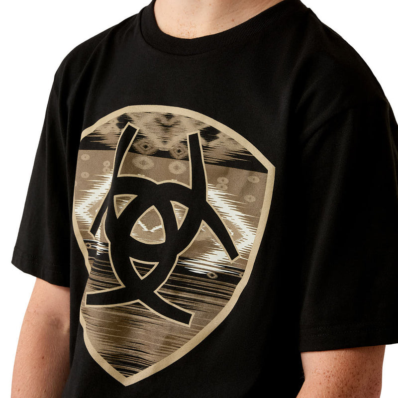 Ariat Boy's Black Cojiba Serape Tee Shirt