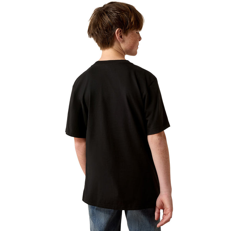 Ariat Boy's Black Cojiba Serape Tee Shirt