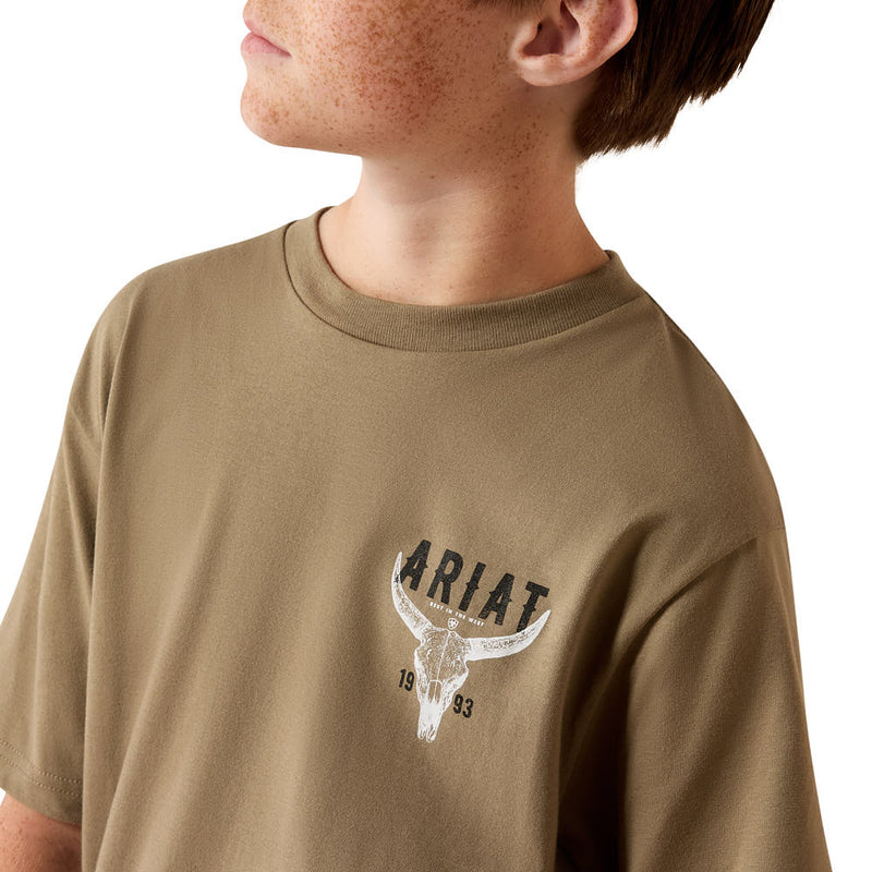 Ariat Boy's Fallen Rock Best Longhorn Tee Shirt