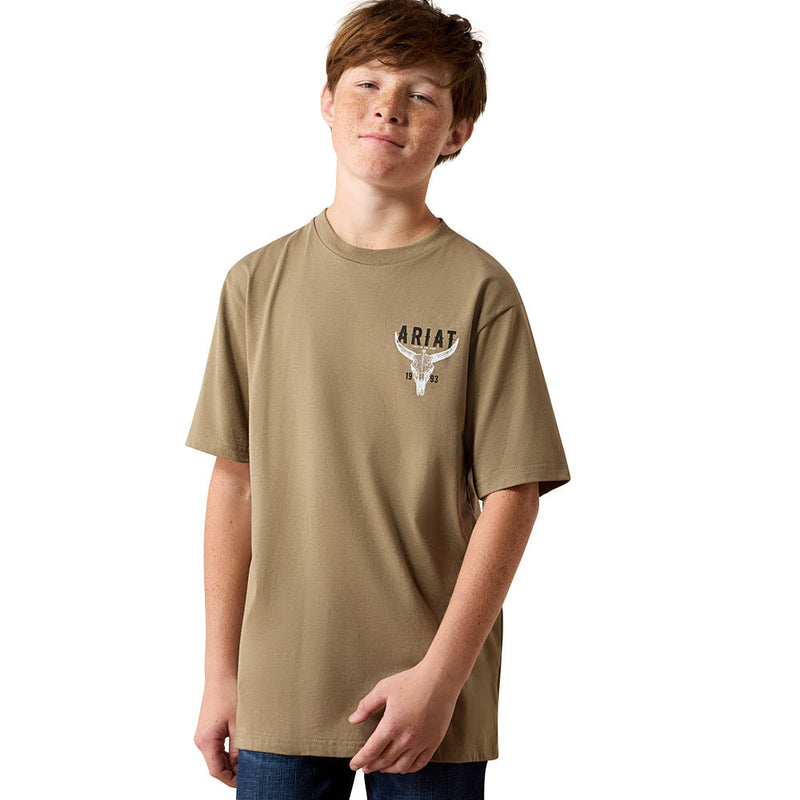 Ariat Boy's Fallen Rock Best Longhorn Tee Shirt