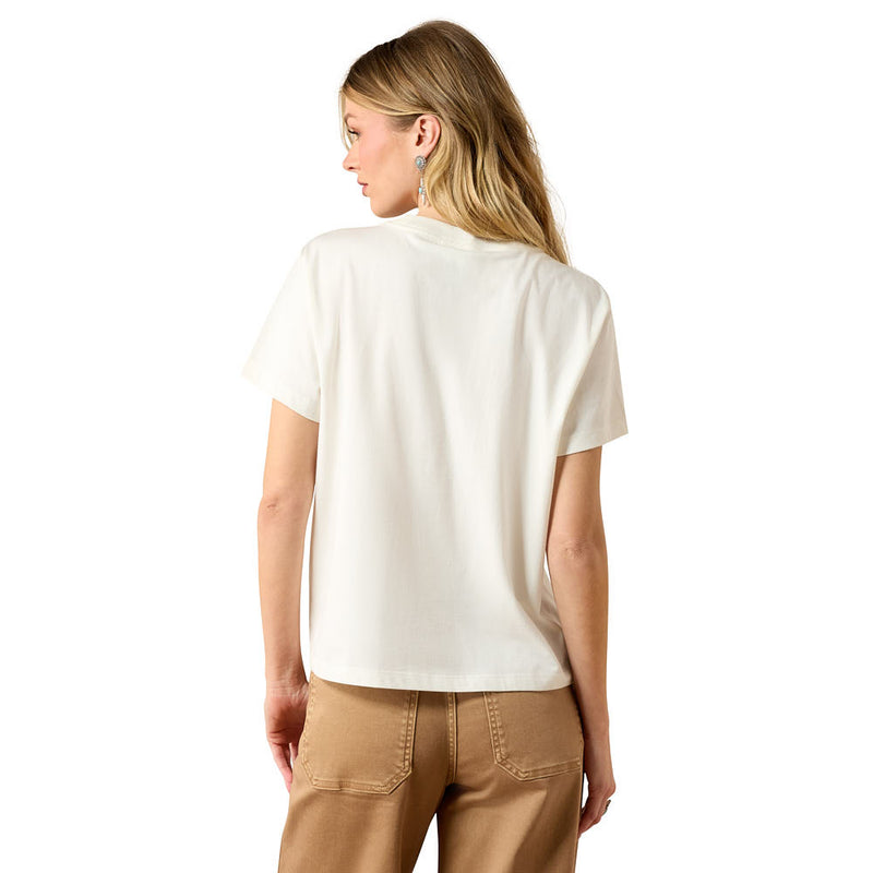 Ariat Women's Coconut Milk Cowgirls Don't Cry Tee Shirt