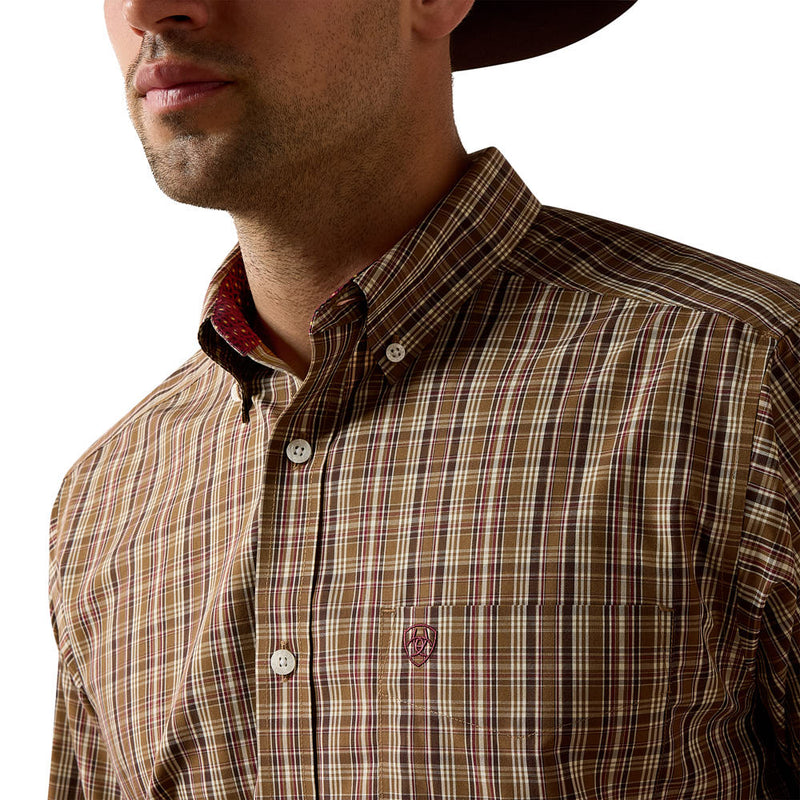 Ariat Men's Butternut Plaid Wrinkle Free Shirt