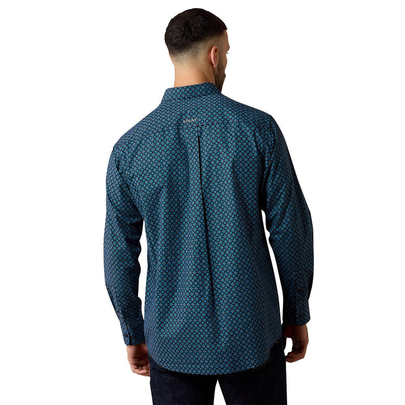 Ariat Men's Nagel Brilliant Blue Geo Classic Shirt