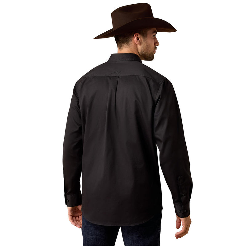 Ariat Men's Black Light Weight Solid Shirt