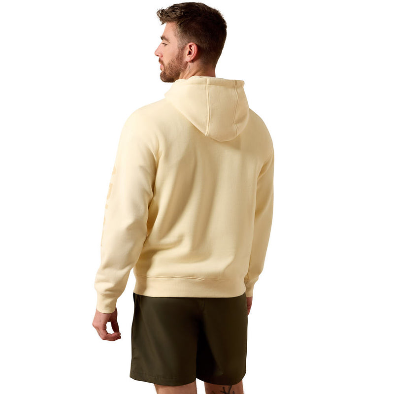 Ariat Men's Vanilla Custard Logo Hoodie