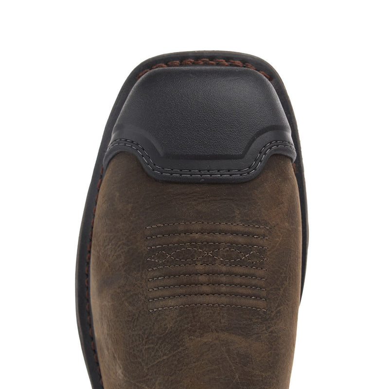 Ariat Men's WorkHog Full Boar 11in Brown Waterproof Composite Toe Work Boot