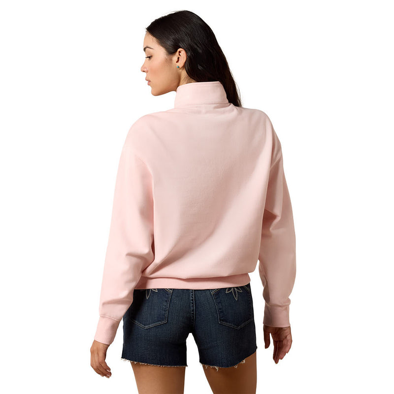 Ariat Women's Pinkesque Holiday 1/2 Zip Sweatshirt