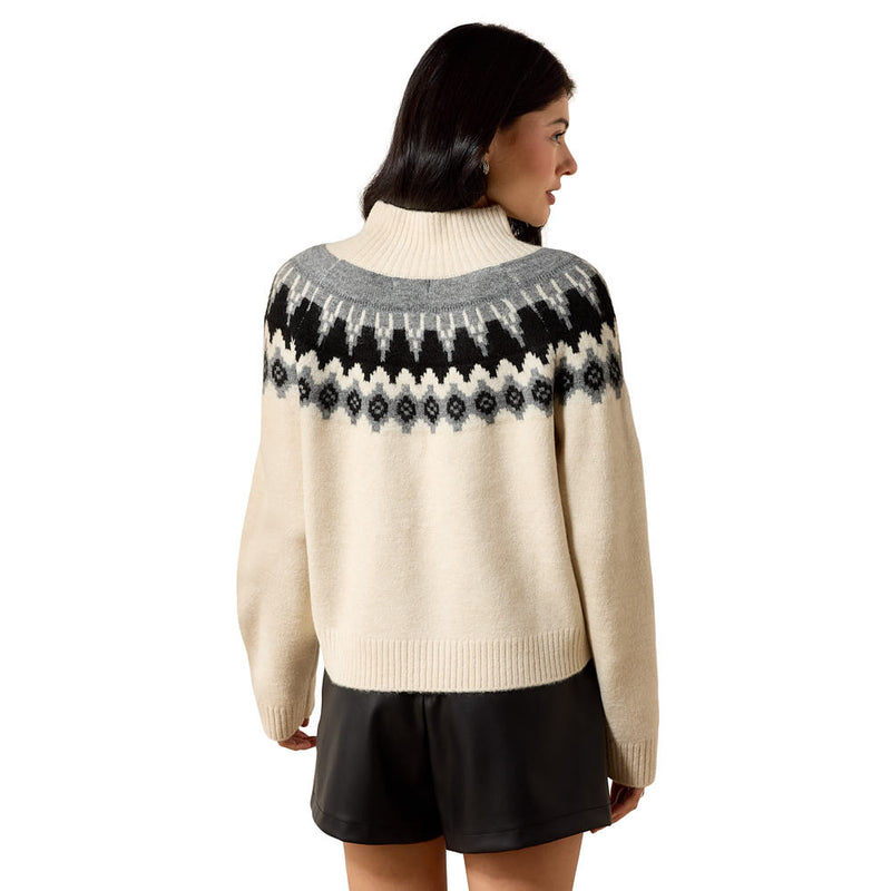 Ariat Women's Willa Off White Sweater