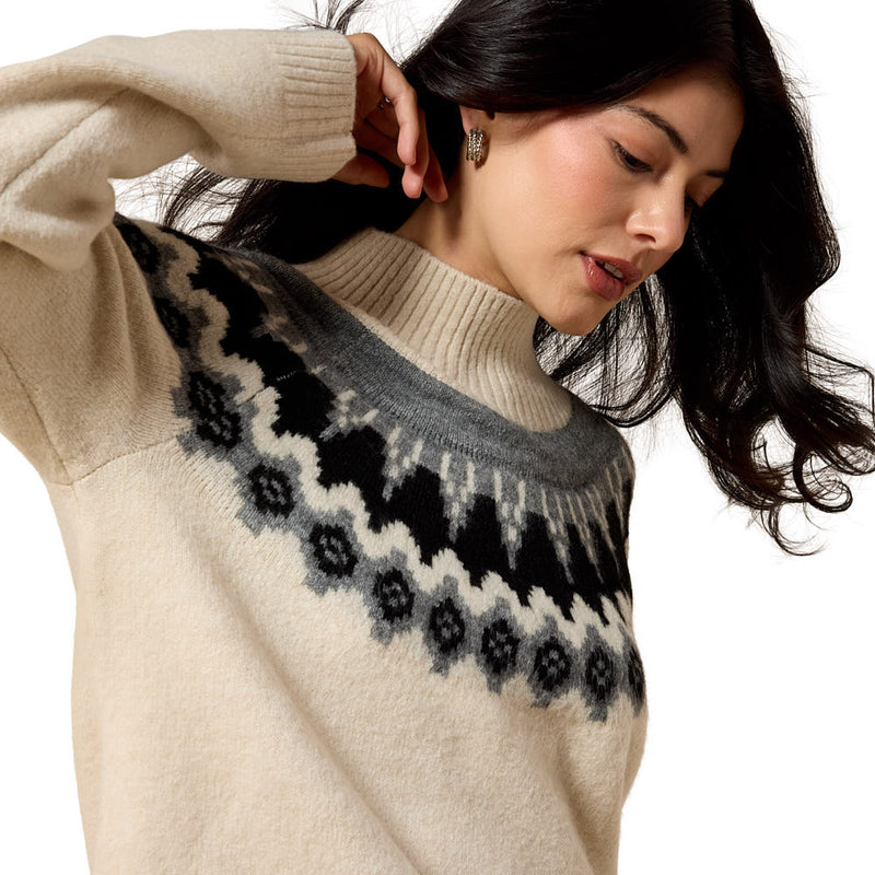 Ariat Women's Willa Off White Sweater