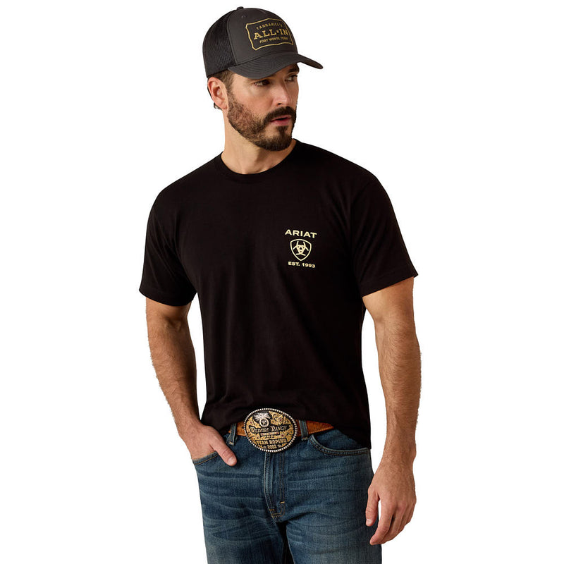 Ariat Men's Black Holiday Tee Shirt
