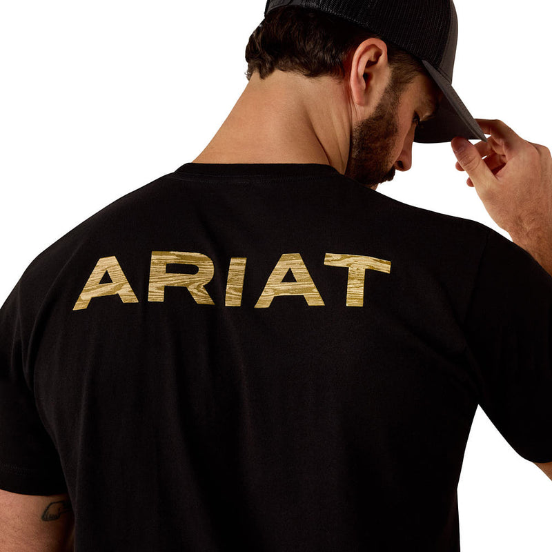 Ariat Men's Black Holiday Tee Shirt