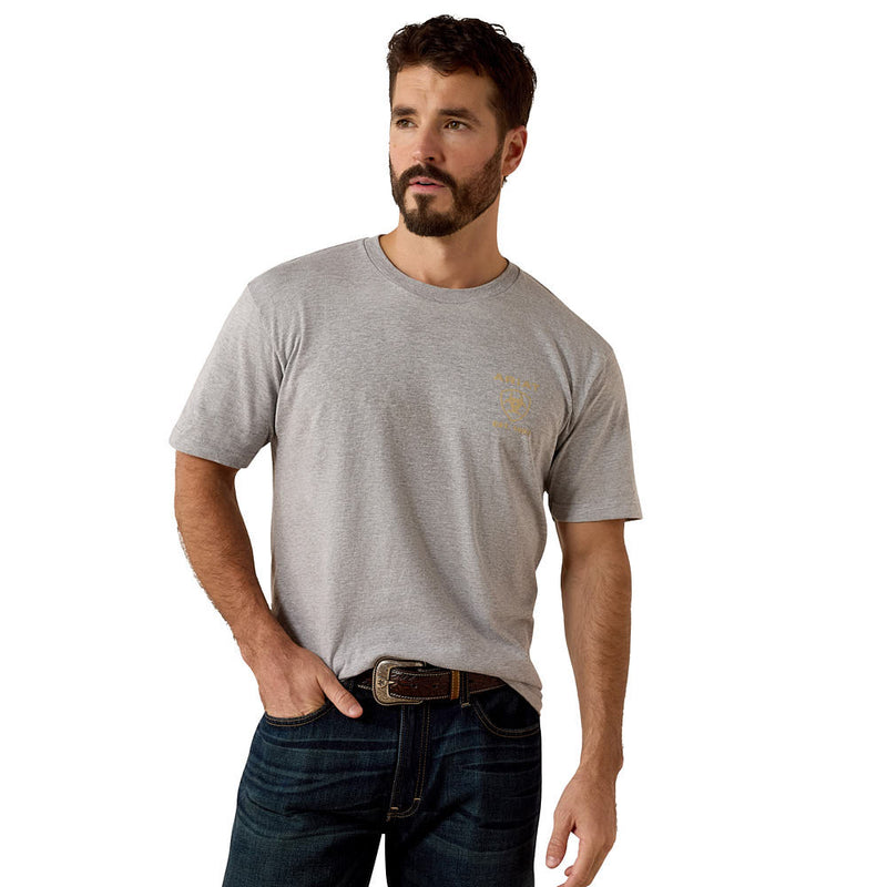 Ariat Men's Grey Holiday Tee Shirt