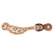 Youth Cheetah Spur Straps With Dots - 6-1/2in