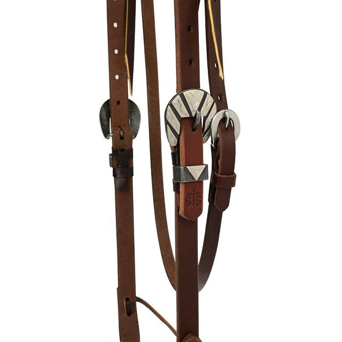 Weaver Leather STS 3/4in Browband Headstall with Engraved Buckle