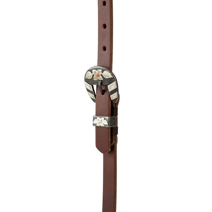 Weaver Equine STS 3/4in Single Ear Headstall With Floral Buckle