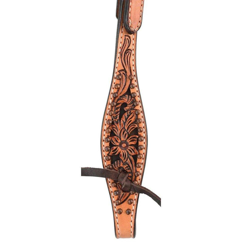 Circle Y Saddlery Texas Flower Browband Headstall