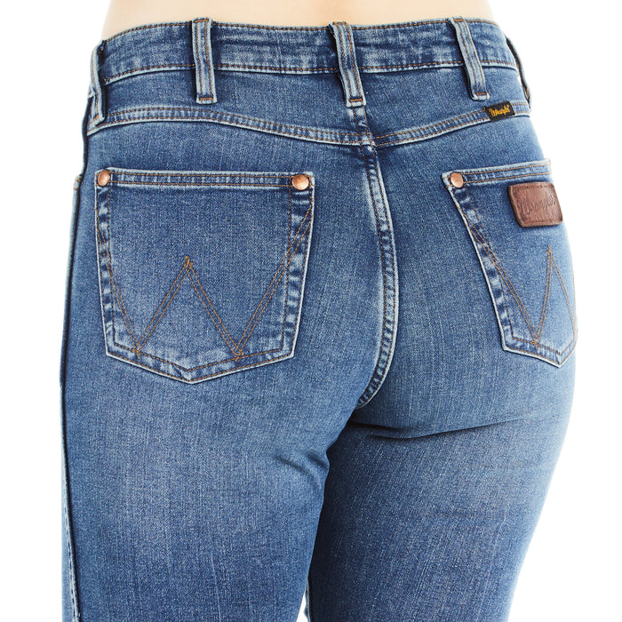Wrangler dames Jeans High Rise Skinny, Zwart, 27W / 32L Wrangler dames Jeans High Rise Skinny, Zwart, 27W / 32L