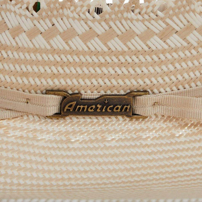 American Hats Co 15 Star Open Crown 4 1/4 In Brim Round Oval Cowboy Hat