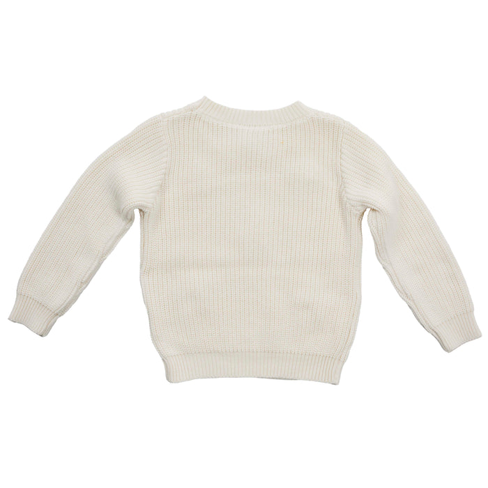 Mud Pie Girl's Pink Daisy Sweater