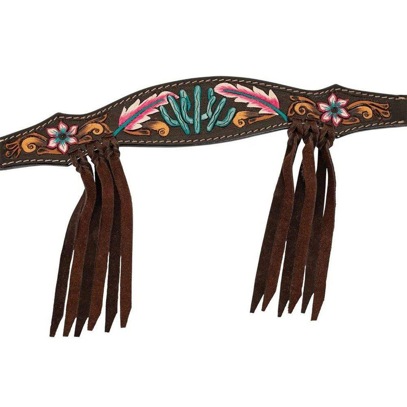 Circle Y Saddlery Desert Feather Fringe Breast Collar