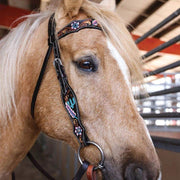 Circle Y Saddlery Desert Feather Browband Headstall