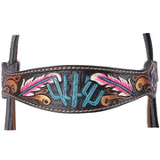 Circle Y Saddlery Desert Feather Browband Headstall