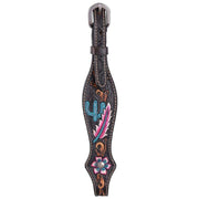 Circle Y Saddlery Desert Feather Browband Headstall
