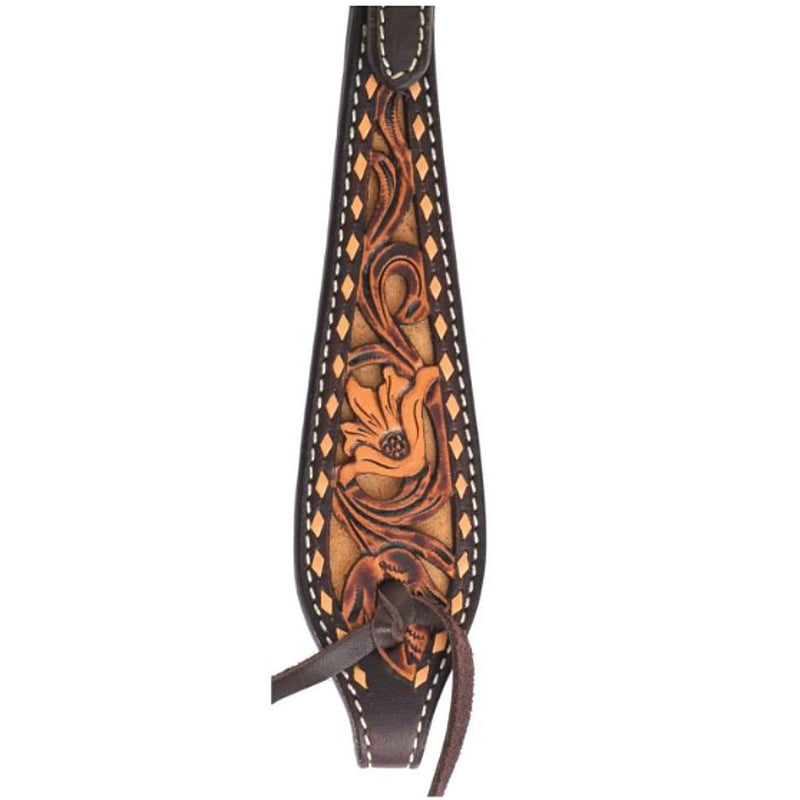 Circle Y Saddlery Dusty Floral Browband Headstall