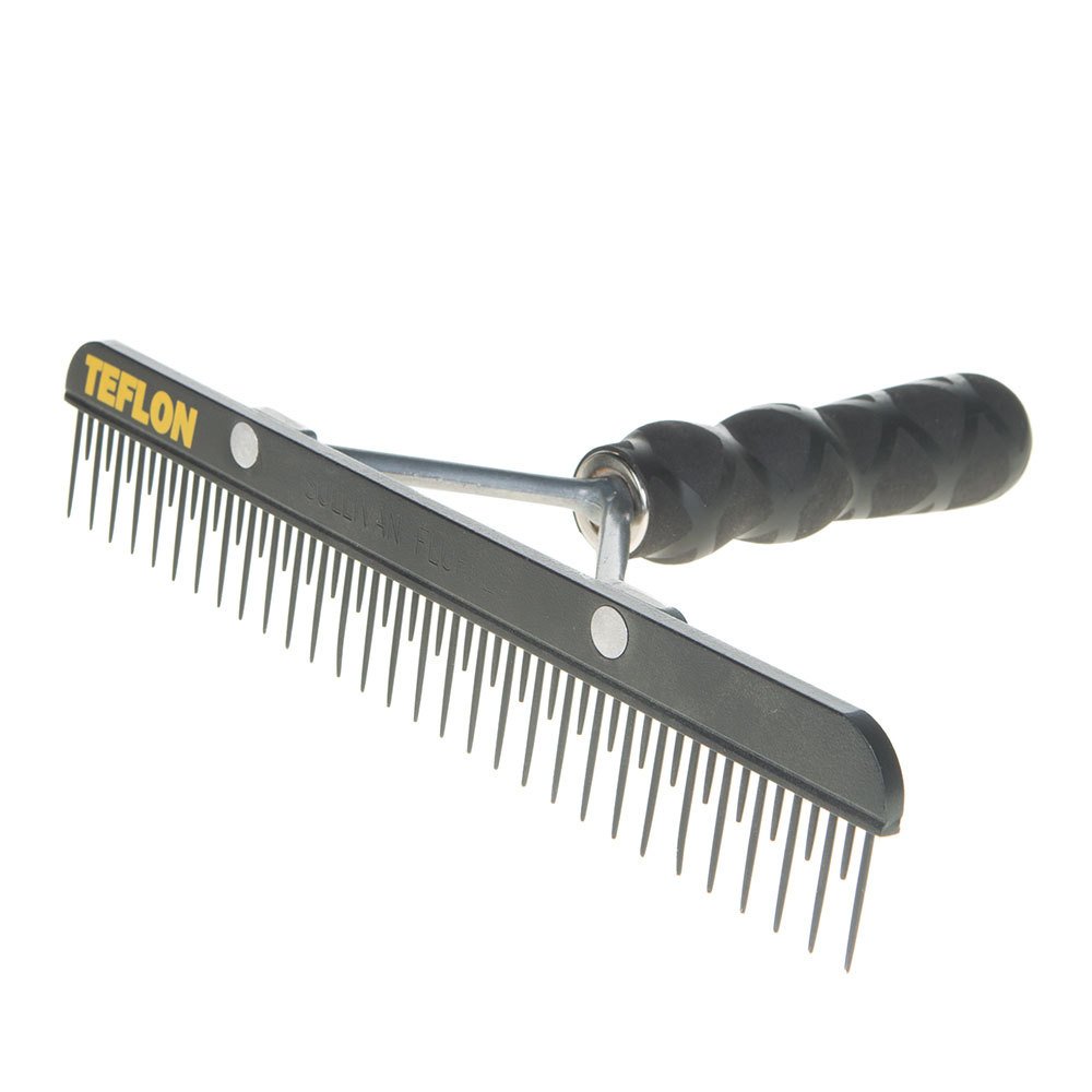 Sullivan Supply Teflon Fluffer Comb w/ Grip