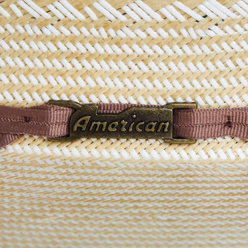 American Hats Natural 1022 5in Brim Open Crown Straw Hat