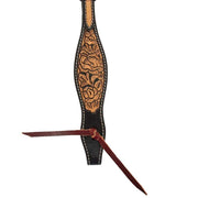 Circle Y Saddlery Blooming Wild Singe Ear Headstall