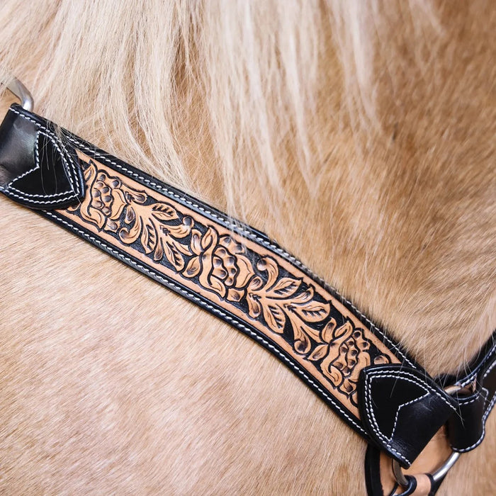 Circle Y Saddlery Blooming Wild 2 Inch Contoured Breast Collar