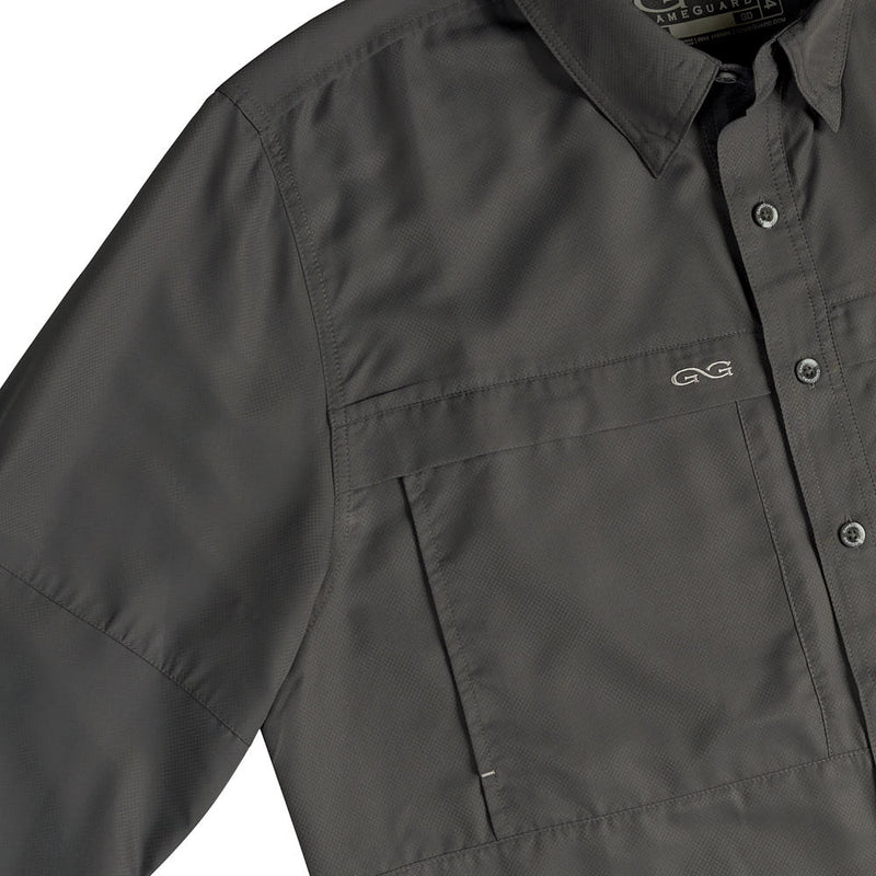 Game Guard Men's GunMetal Original Long Sleeve Shirt