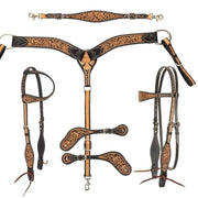 Circle Y Saddlery Blooming Wild Browband Headstall