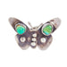 Horse Money Turquoise Butterfly Ring