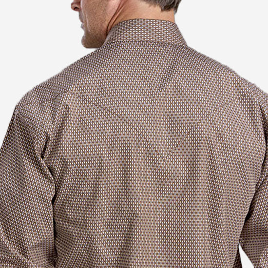 ROPER Stetson Tan Line Diamond Shirt