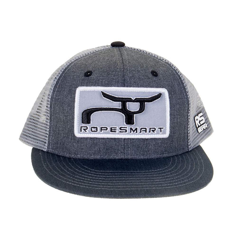 Ropesmart Rope Smart Gray Patch Logo Trucker Snapback
