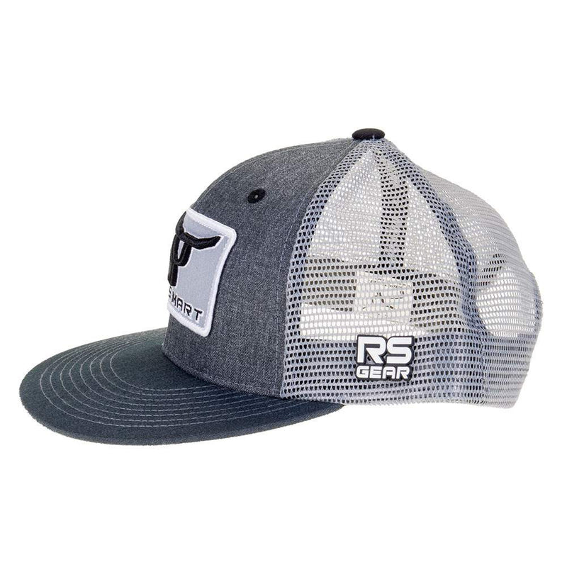 Ropesmart Rope Smart Gray Patch Logo Trucker Snapback