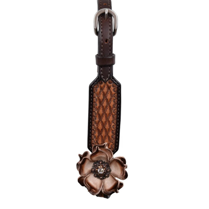 Circle Y Saddlery Dusty Rose Browband Headstall