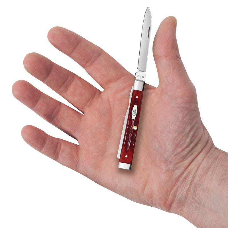 Case Knives Pocket Worn Old Red Bone Baby Doc Knife