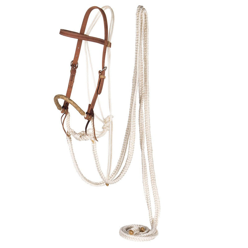 Rawhide Nose Loping Hackamore
