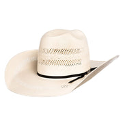 Ivory Double Vent 4 1/4" Vented Brim Open Crown